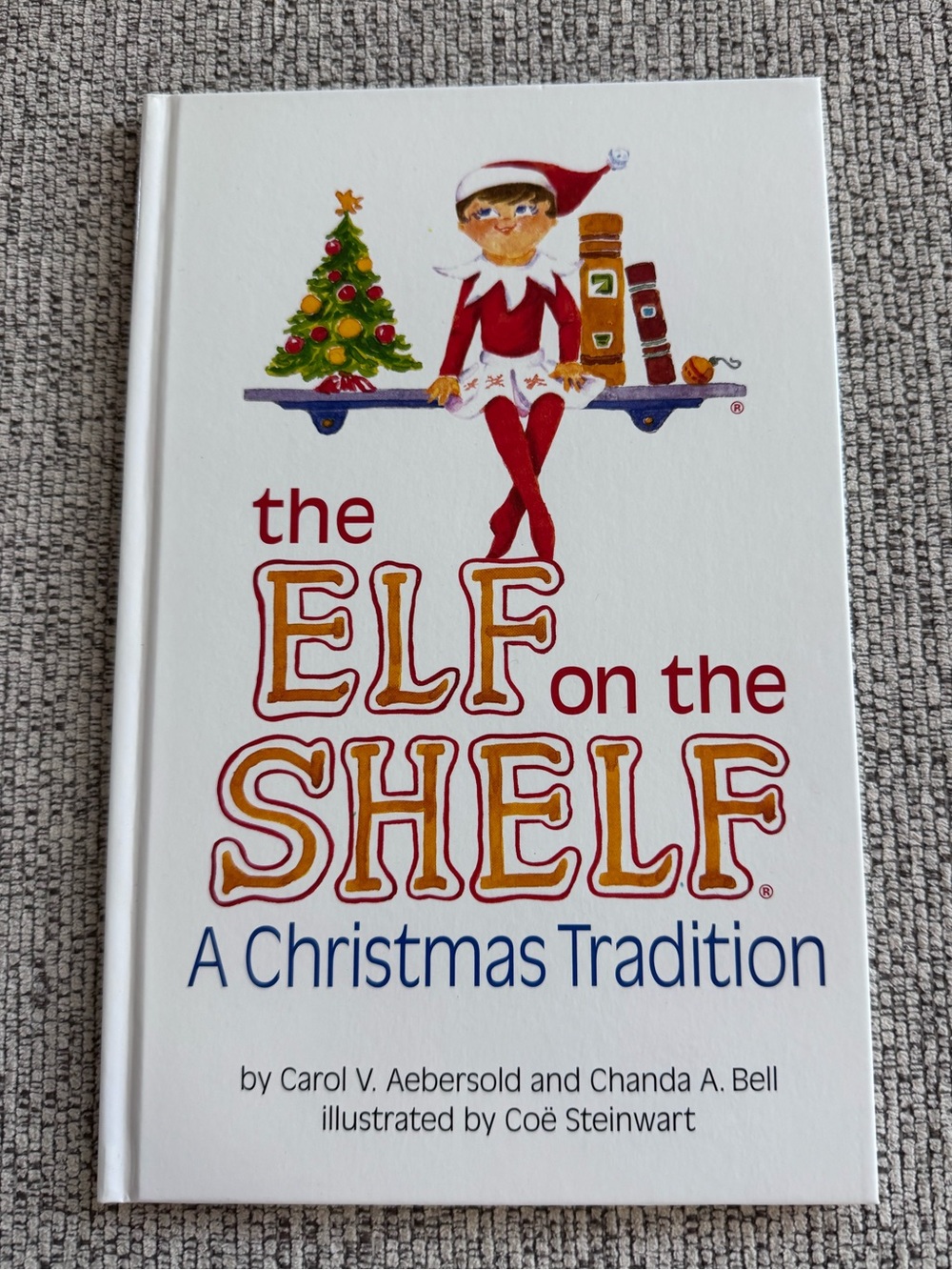 The Elf on the Shelf - White Hardcover - Girl Version